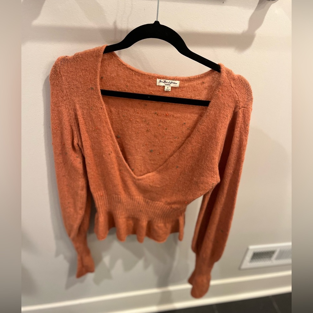 NWOT For Love and Lemons Cropped Sweater